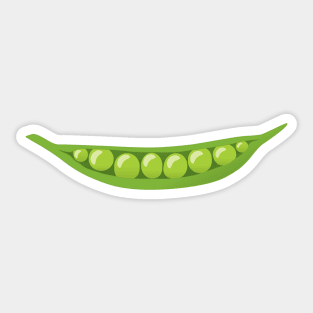 Peas smile Sticker